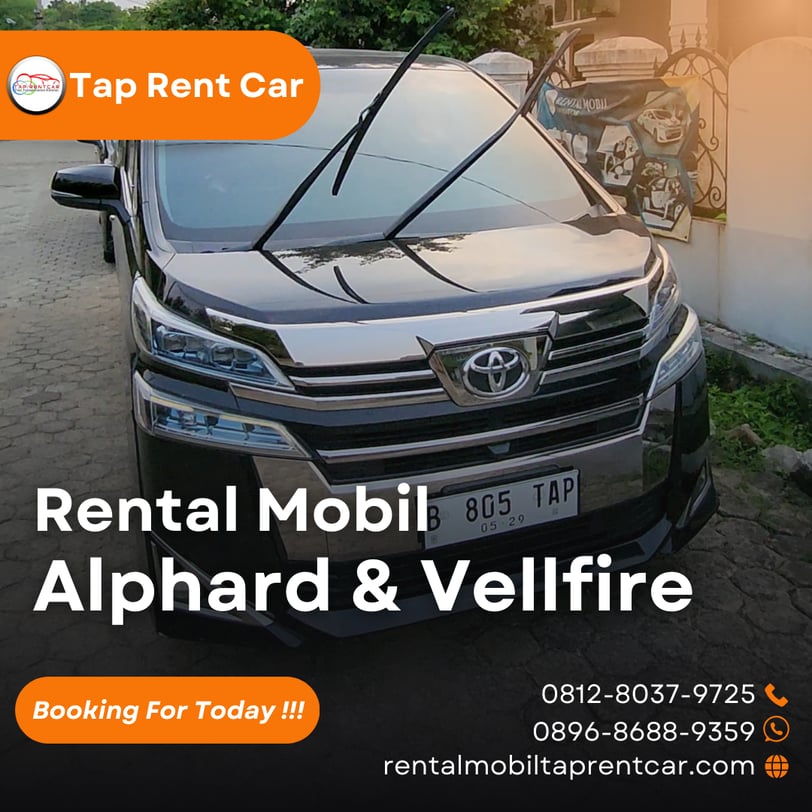 Rental Mobil alphrad dan vellfire