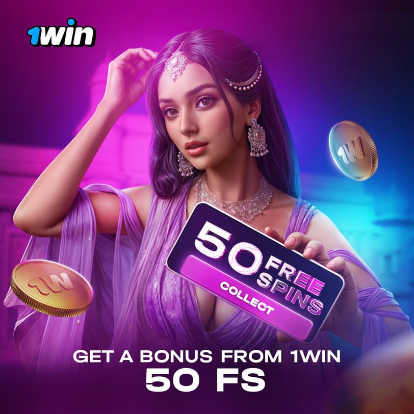 1win is giving you a bonus: 50 free spins!