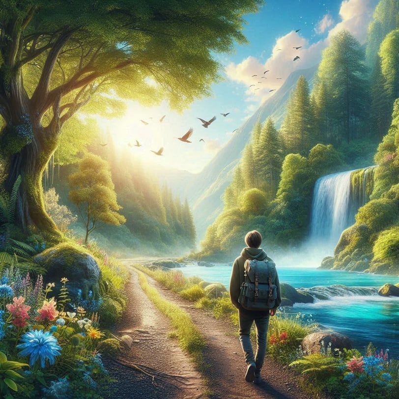 Conexão com a natureza.