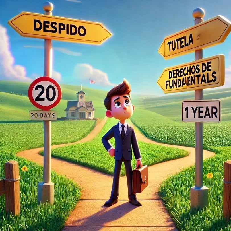 Puede la acción de tutela de derechos fundamentales ser independiente del procedimiento de despido? 