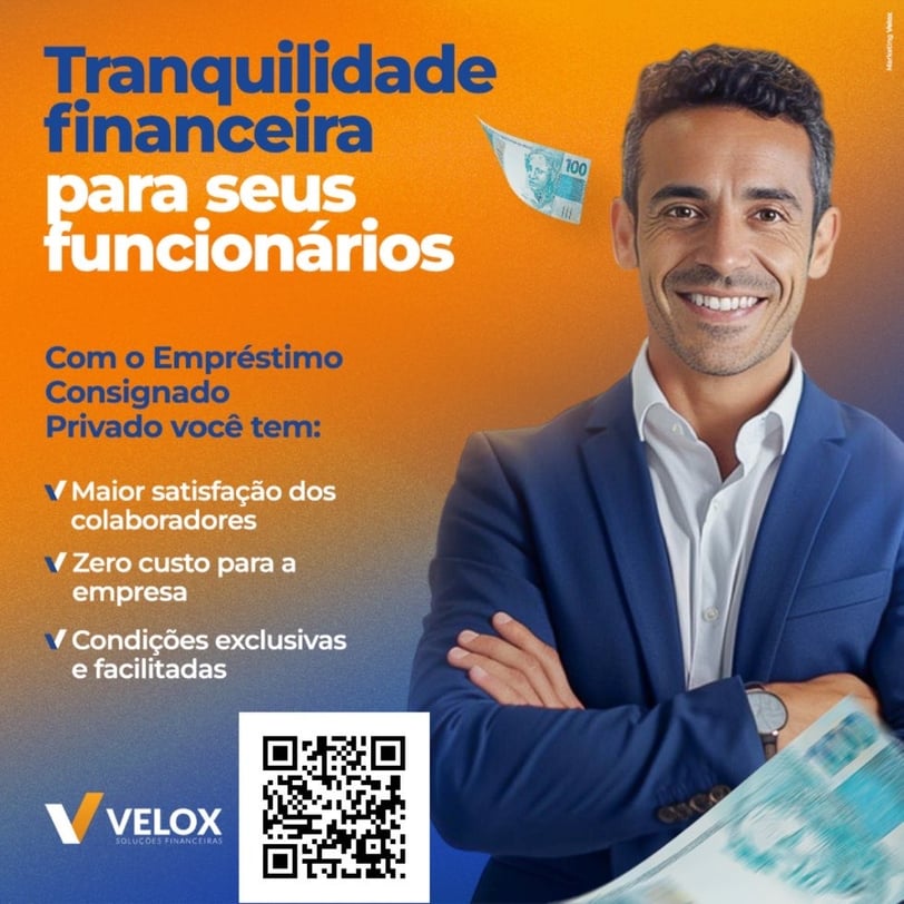 Diretor do Rh satisfeito com os resultados do Consignado Privado junto aos colaboradores da empresa