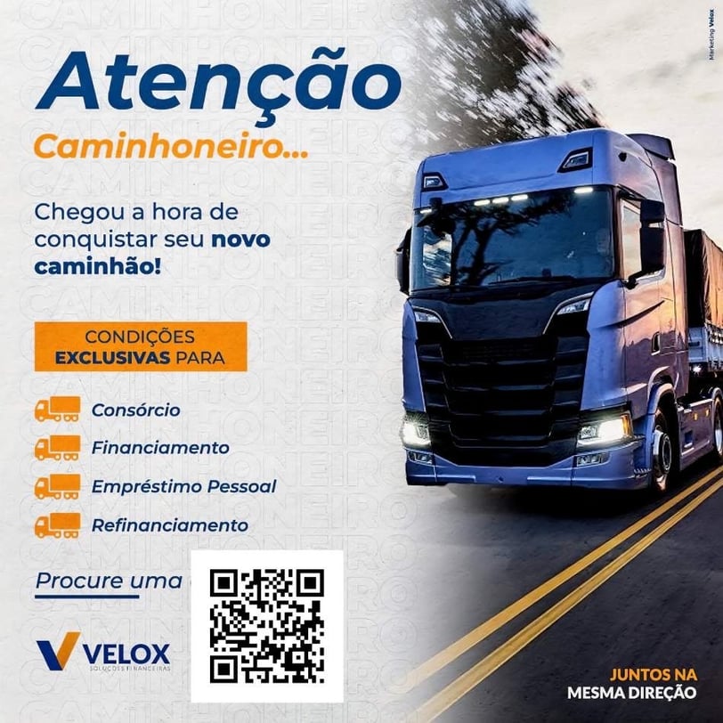 Chegou a hora de adquirir seu novo caminhão, com financiamento, consórcio ou refinanciamento 