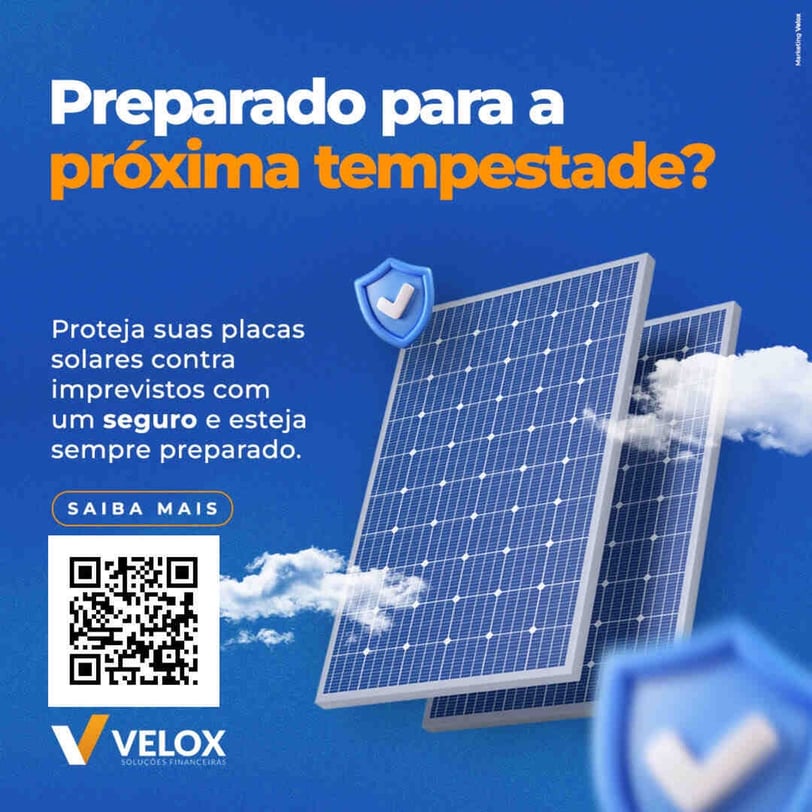 Placa Solar protegida pelo Seguro de Energia Solar