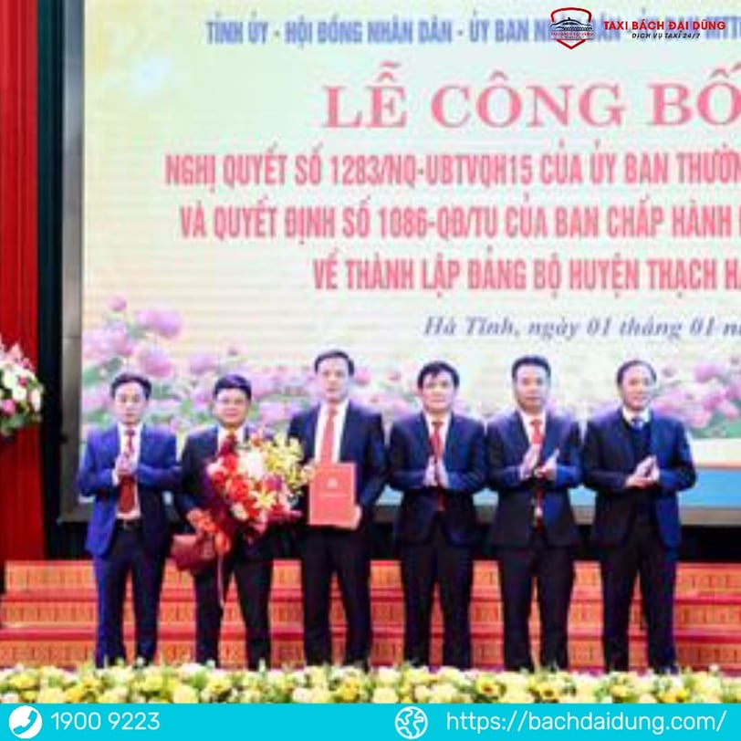 Ra mắt đơn vị hành chính mới ở Hà Tĩnh