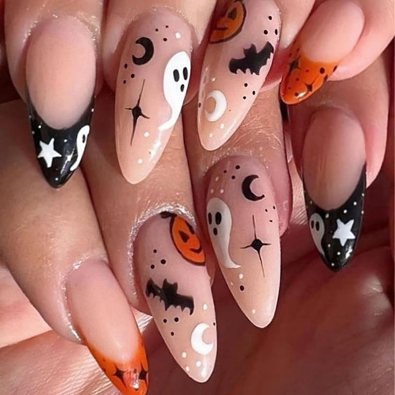 Halloween Nails Press on 