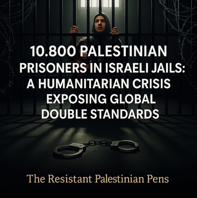 10,800 Palestinian Prisoners in Israeli prisons