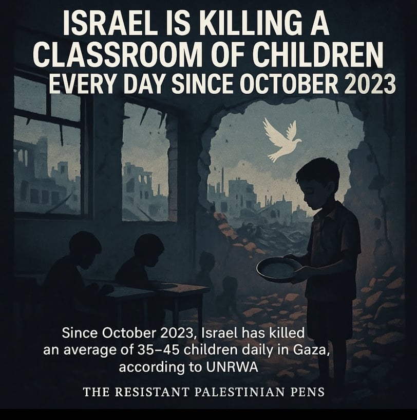 Israel Is Killing a Classroom of Children Every Day Since October 2023