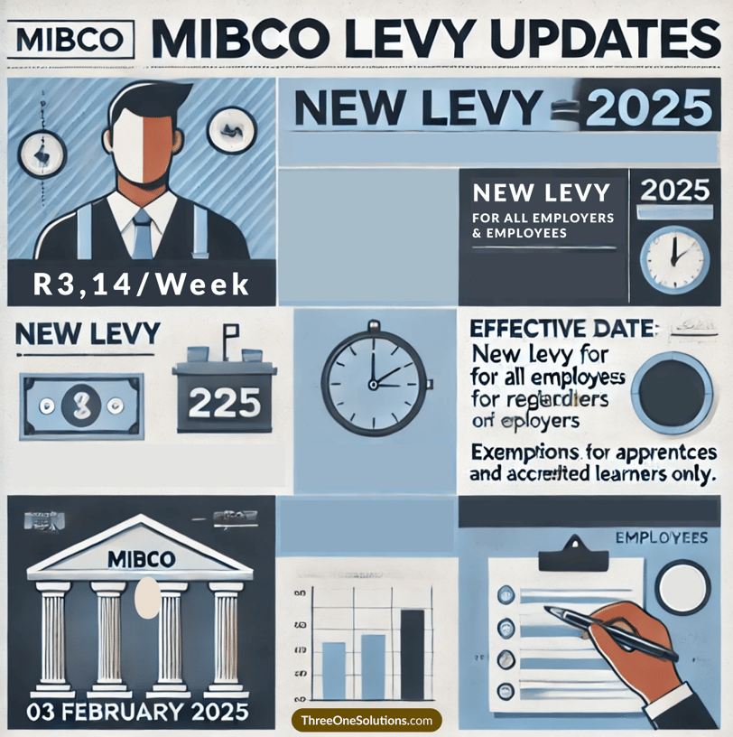 Infographic of MIBCO Levy Updates: 2025