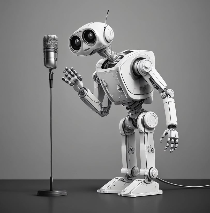 boy singing on microphone with pop filter