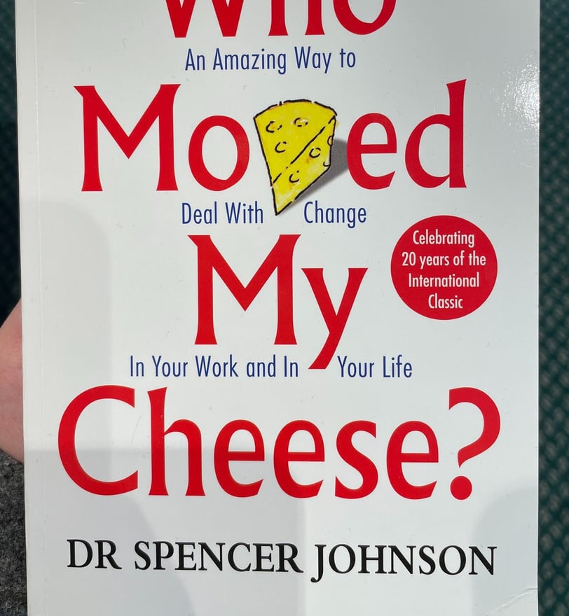 a book cover of who moved my cheese