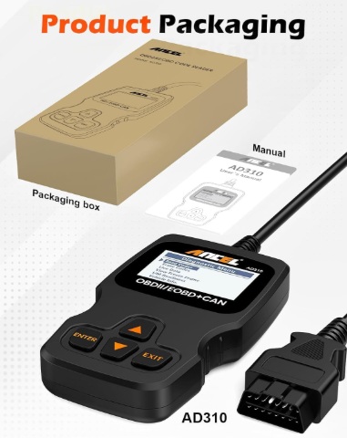 Ancel AD310 OBD2 Code Reader for car diagnostics