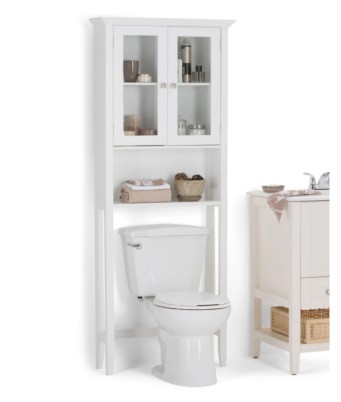 Regal Touch Home offers this slim over-the-toilet storage unit, perfect for maximizing space in small bathrooms.