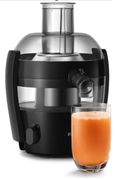 Philips Viva Collection Compact Juicer with quick clean and drip-stop features