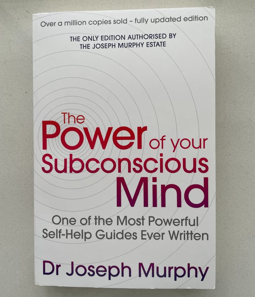 a book cover of the power of your subconscious mind