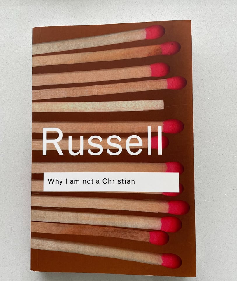 a book cover of Why I am not a Christian