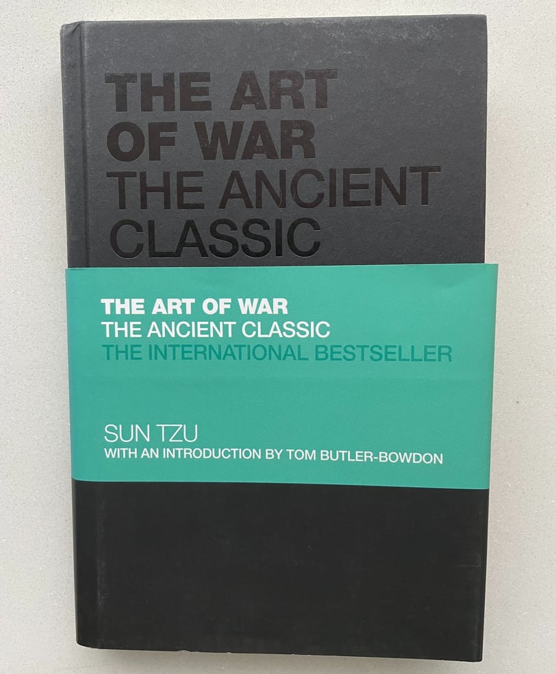 a book cover of The art of war