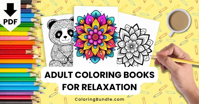 adult coloring books for relaxation