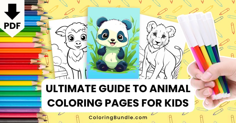 animal coloring pages for kids