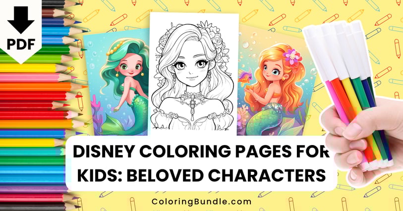 Disney coloring pages for kids