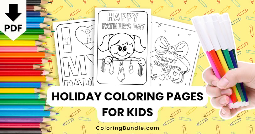 holiday coloring pages for kids