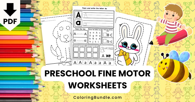 preschool fine motor worksheets