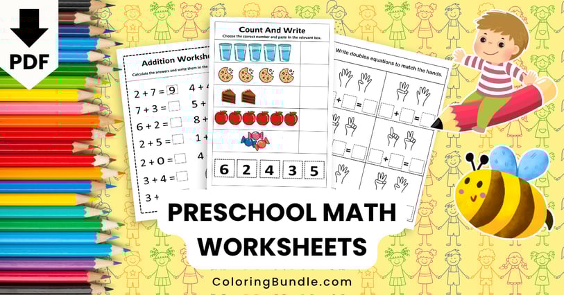 preschool math worksheets