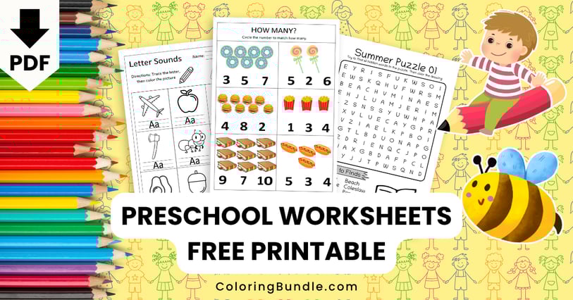 preschool worksheets free printable