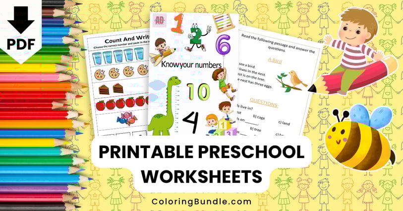 printable preschool worksheets