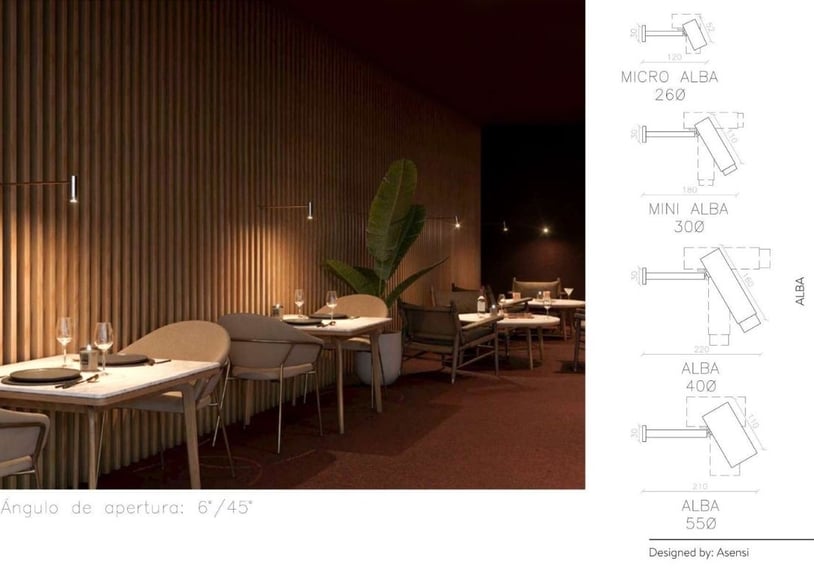 iluminacion intima restaurante
