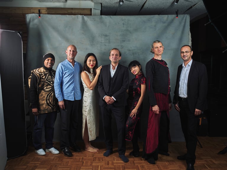 World Musicians Orchester der Kulturen, Kandara Diebate, Andreas Kerber, Lucy Zhao, Chiao-Hua Chang