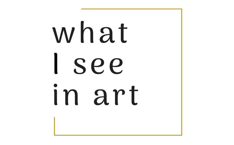 What I see in art logo