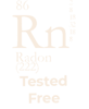 radon tested free logo