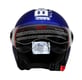 DASS BOMBER Blue Open Face Helmet