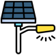 Solor street Light Icon Vantage farmland