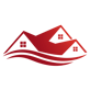 Icône représentant un toit rouge pour entreprise de couverture MF Couverture à Puteaux 92.