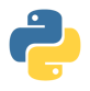 Python programming language logo