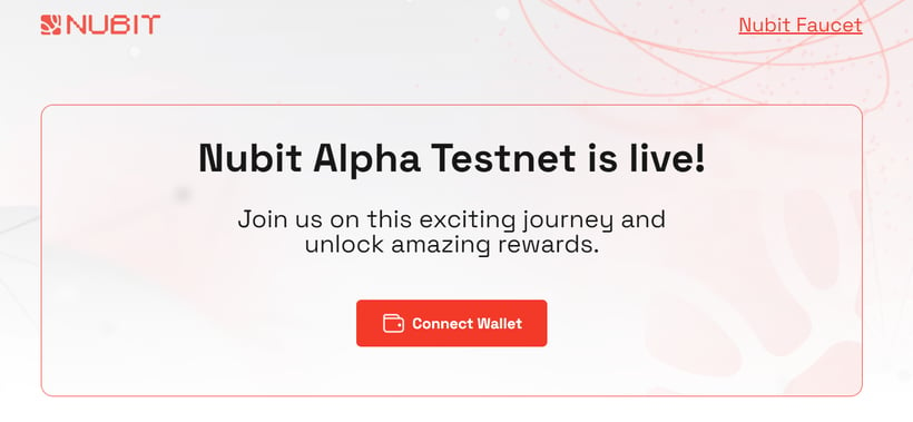 Connect your wallet for Nubit Testnet