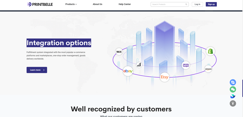 printbelle integration options illustration