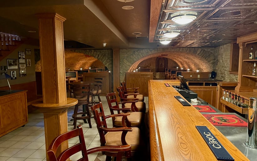 Famous limestone tunnels in the Wenzil Taylor Building