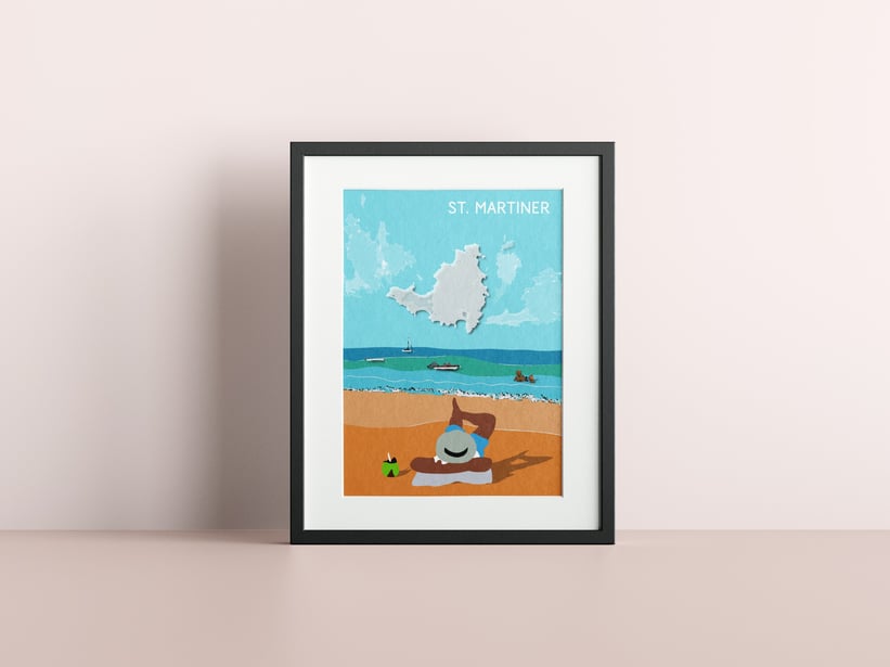 Cloud Spotting by Raymond Bowen in black frame