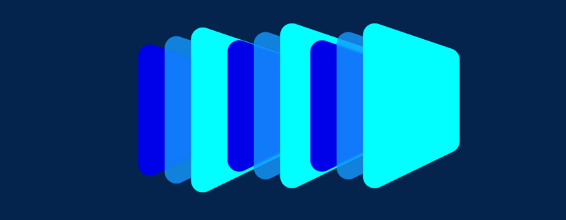 Slidespeak AI logo with a blue background