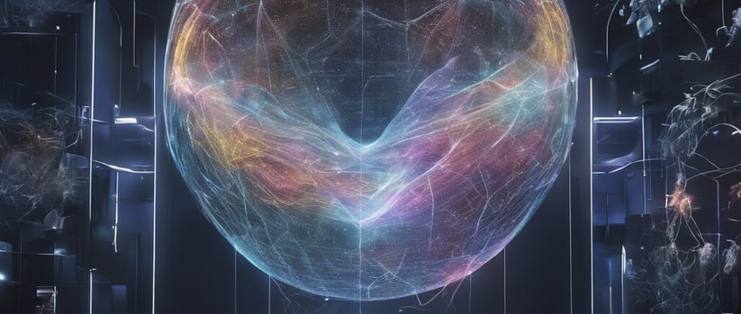 a large sphere ball with a large sphere in the middle
