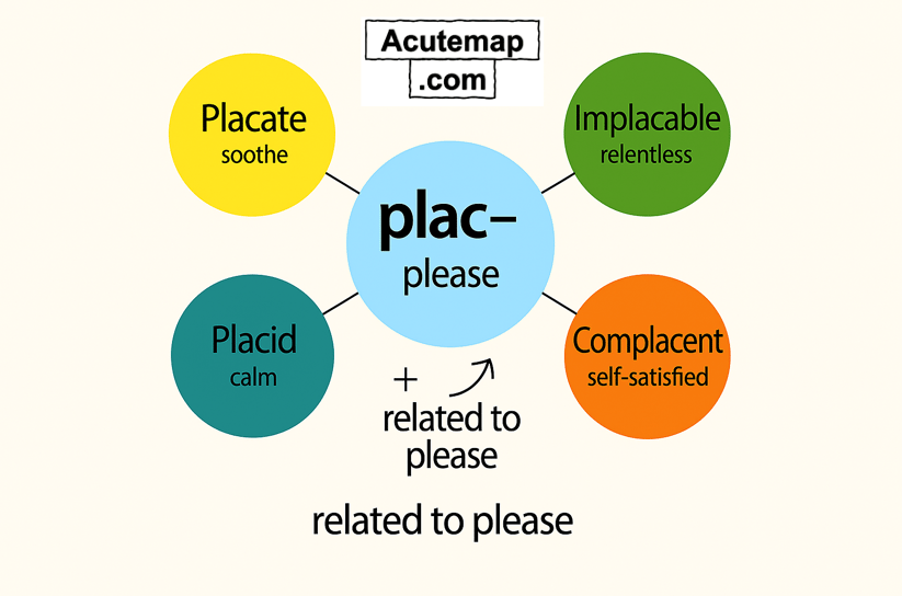 root word Plac Word Power Made Easy