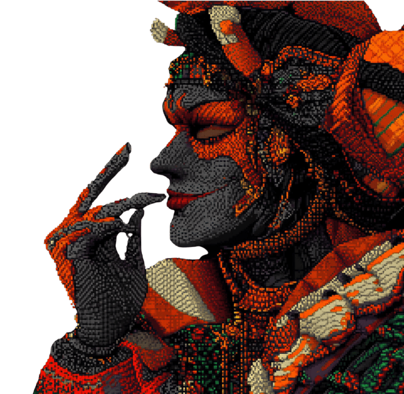 a man with a hat and a cigarette in his hand