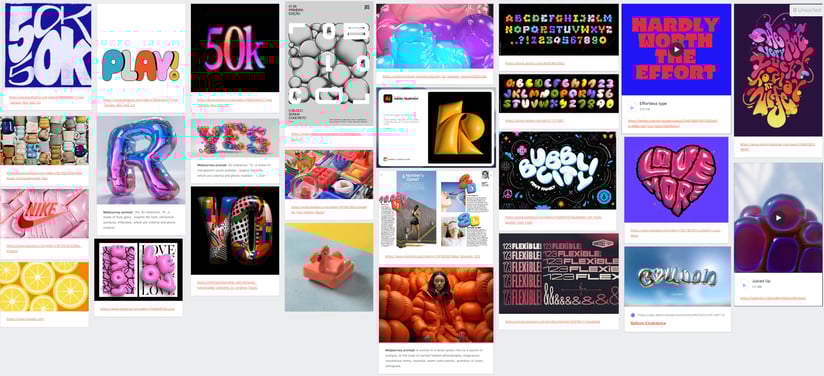 a bunch of pictures of a bunch of different types of art