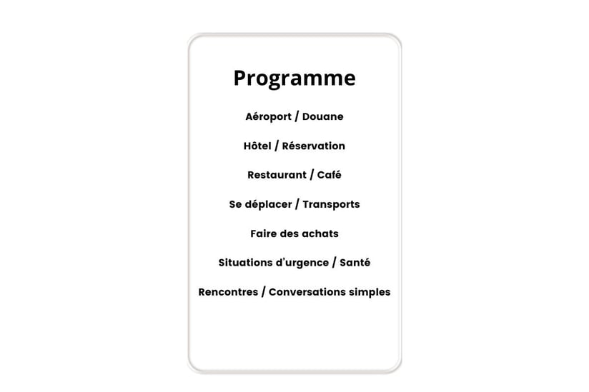 Programme 