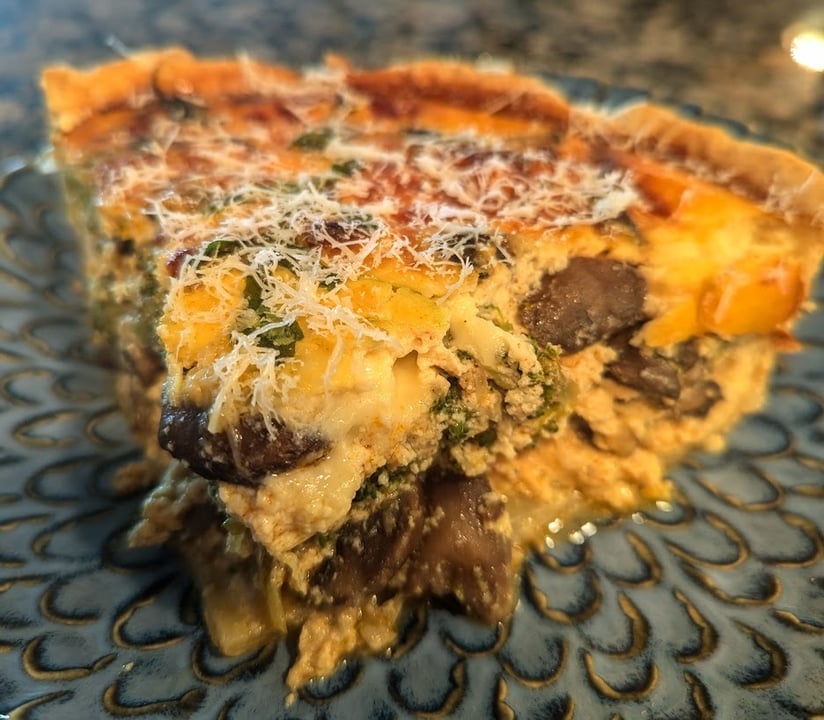 Delicious Mushroom Quiche!