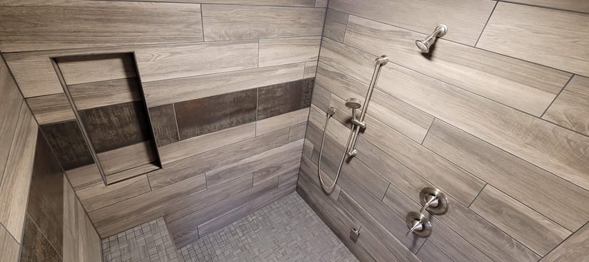 Luxury tiled Steam shower