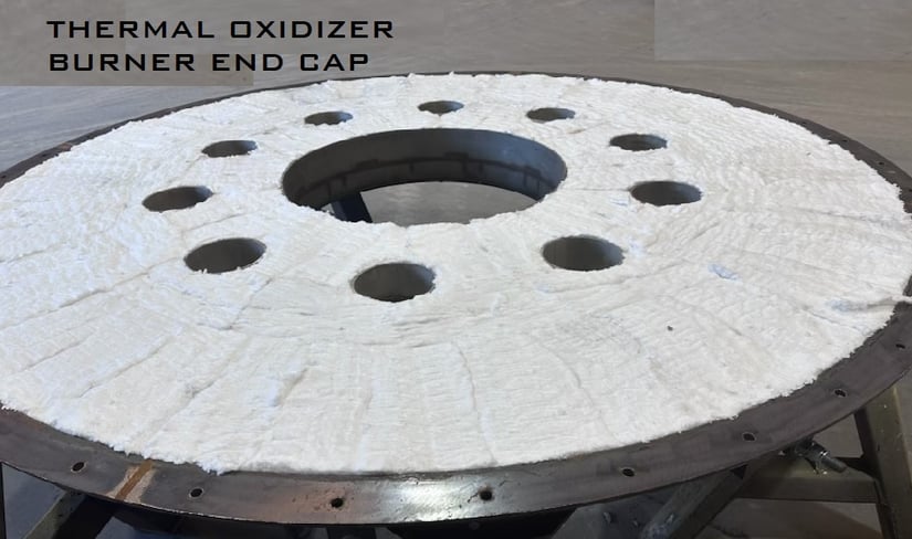 Thermal Oxidizer burner end plate