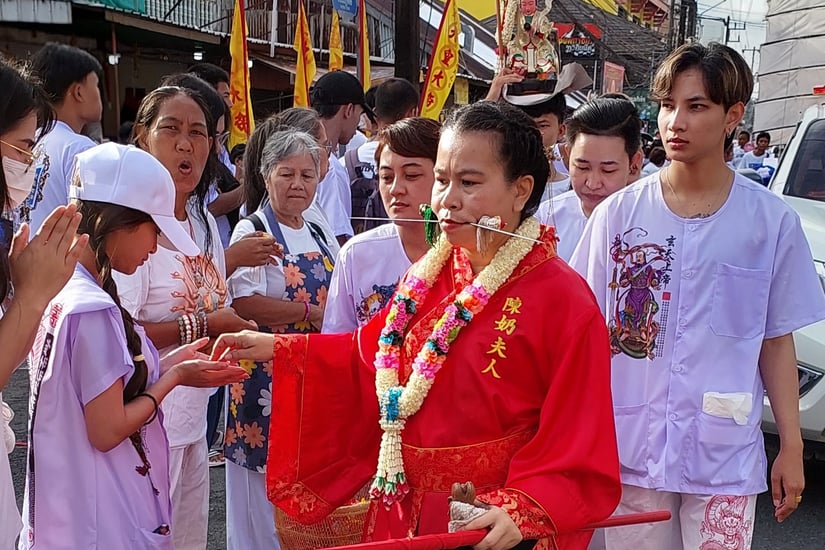 phuket vegetarian festival street procession